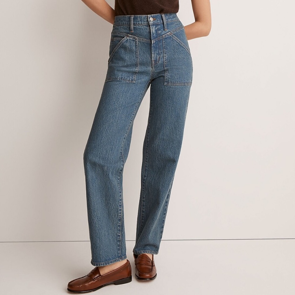 MADEWELL - Perfect Vintage Wide-Leg Jean - Size 27